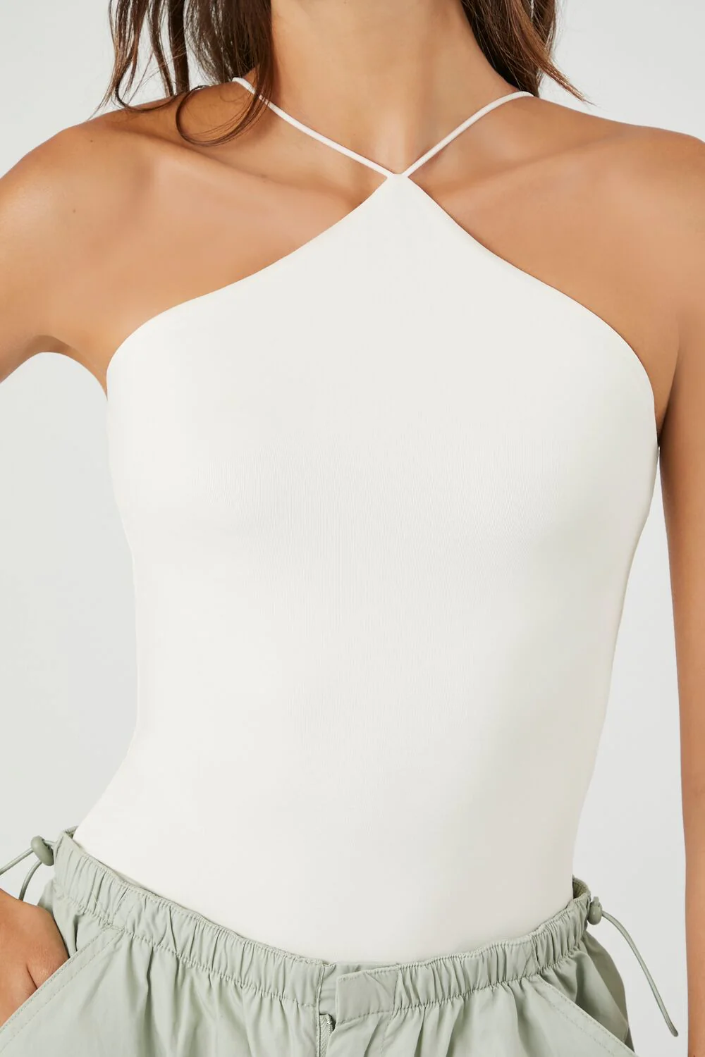 Contour Sculpt Fitted Halter Bodysuit - Image 6