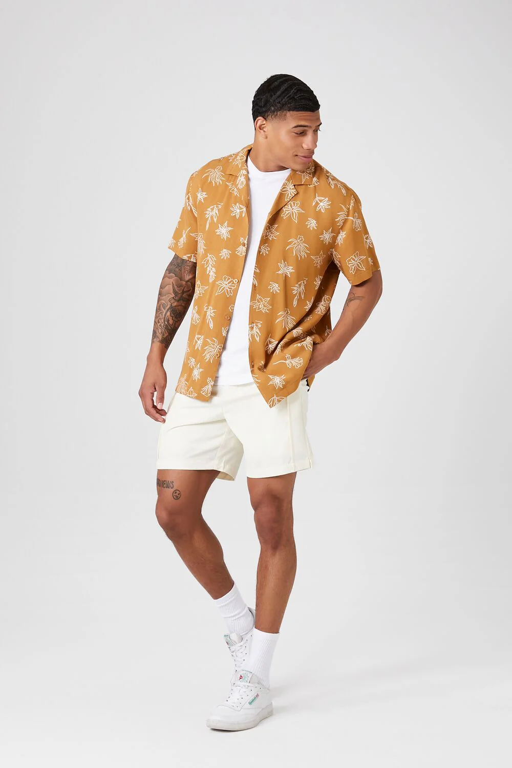 Floral Line Art Graphic Shirt - Image 9