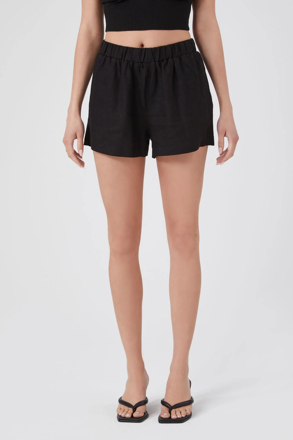 Linen-Blend Pocket Shorts - Image 2