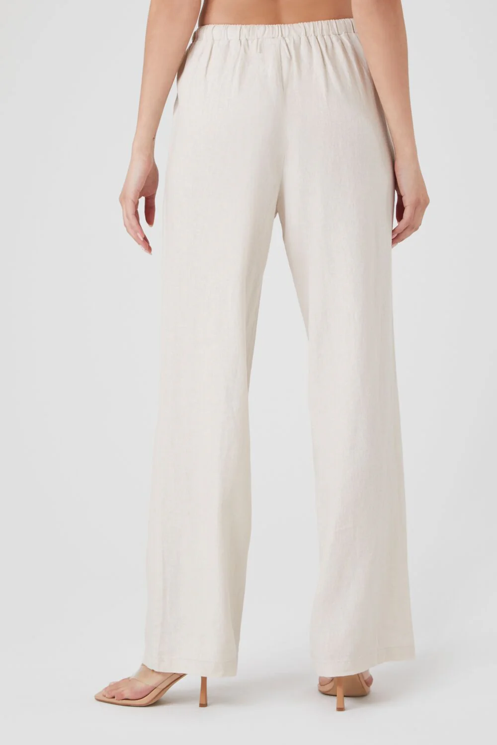 Linen-Blend Wide-Leg Pants - Image 4