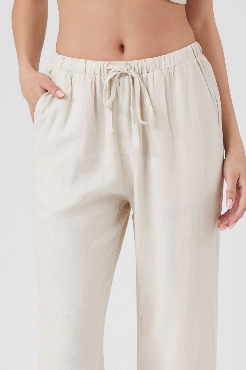 Linen-Blend Wide-Leg Pants - Image 5