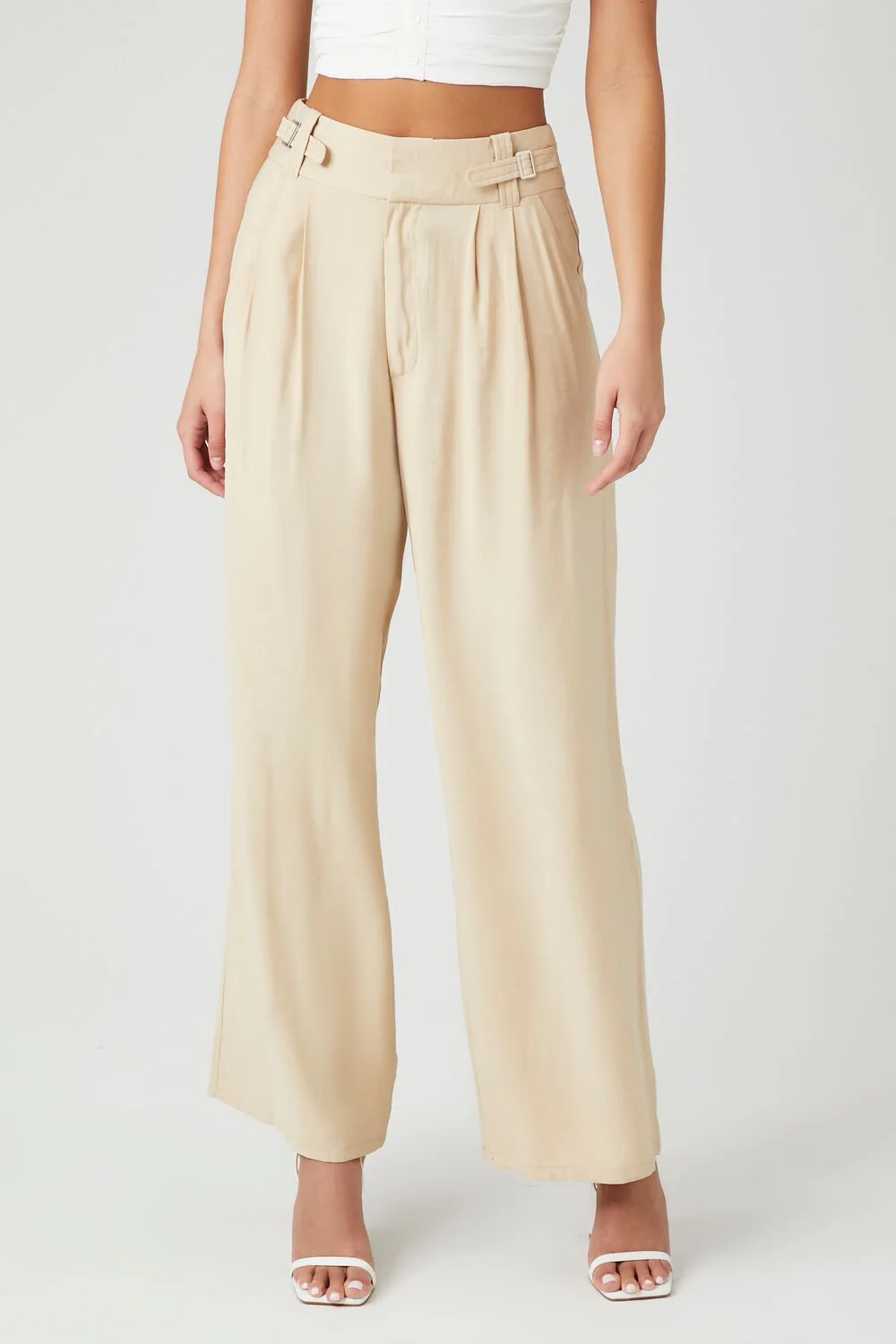 Mid-Rise Straight-Leg Trousers - Image 2