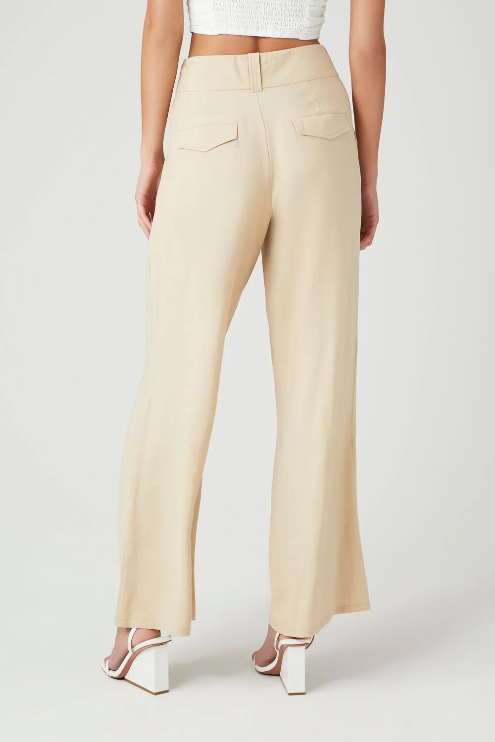 Mid-Rise Straight-Leg Trousers - Image 4