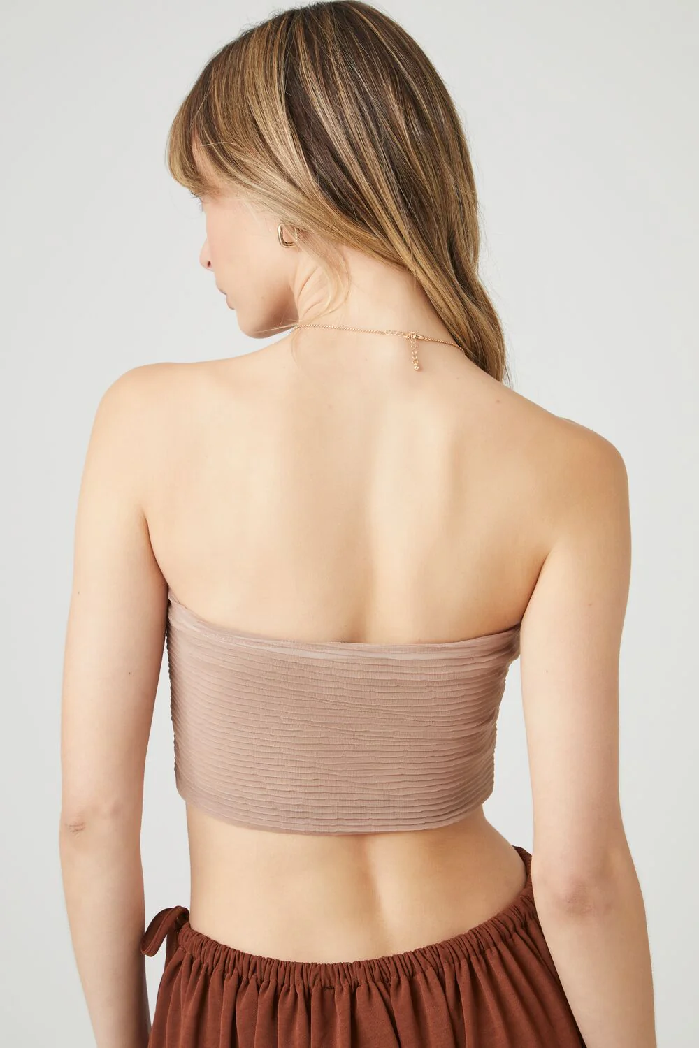 Rib-Knit Cropped Tube Top - Image 13