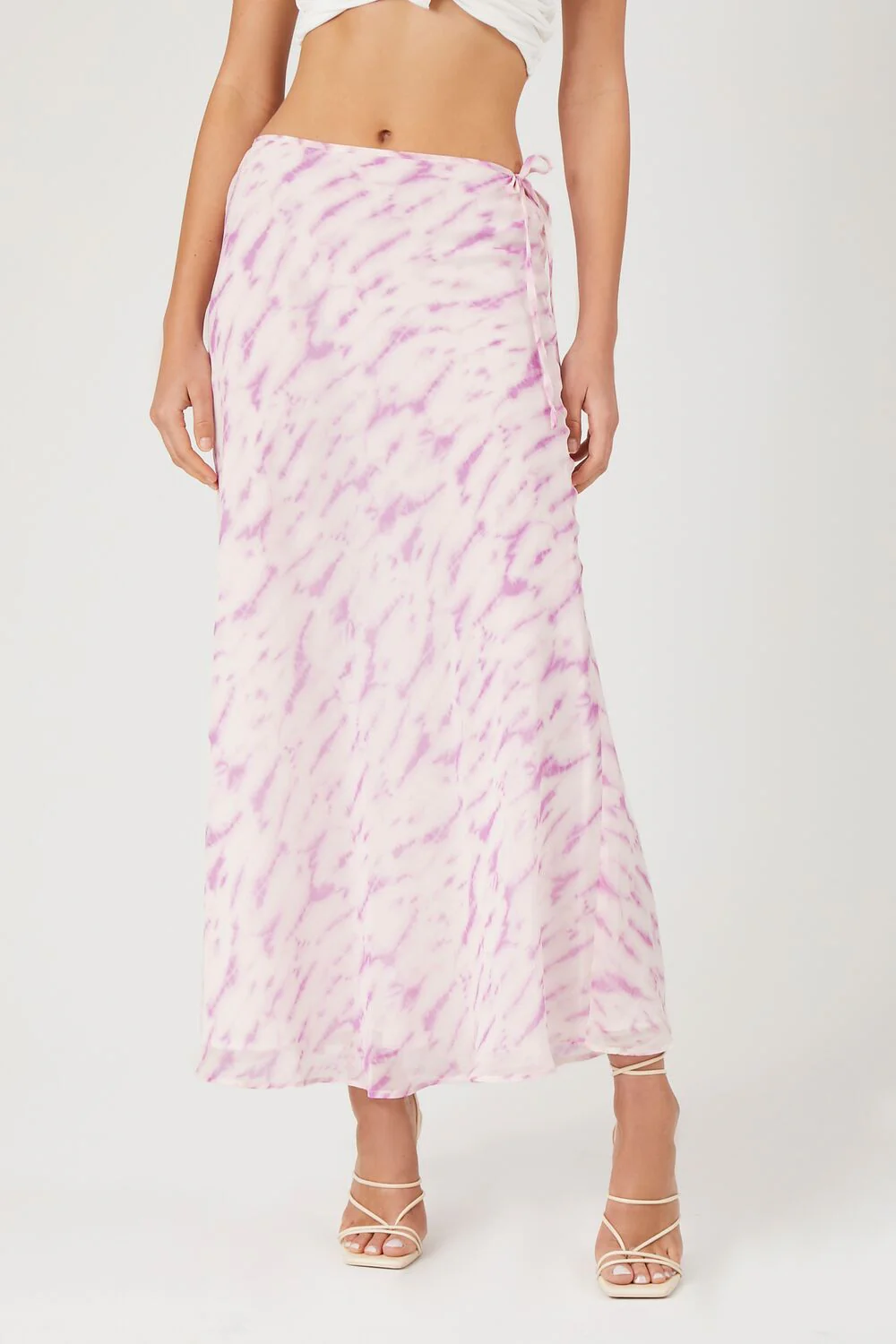 Tie-Dye Slip Midi Skirt - Image 2