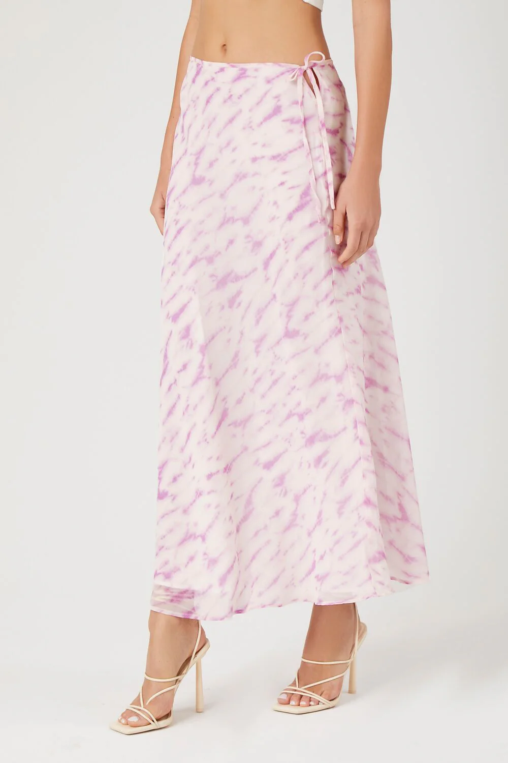 Tie-Dye Slip Midi Skirt - Image 3