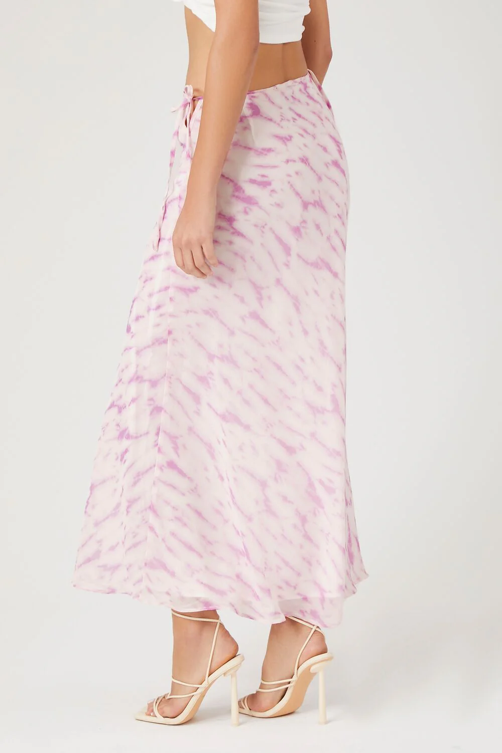 Tie-Dye Slip Midi Skirt - Image 4