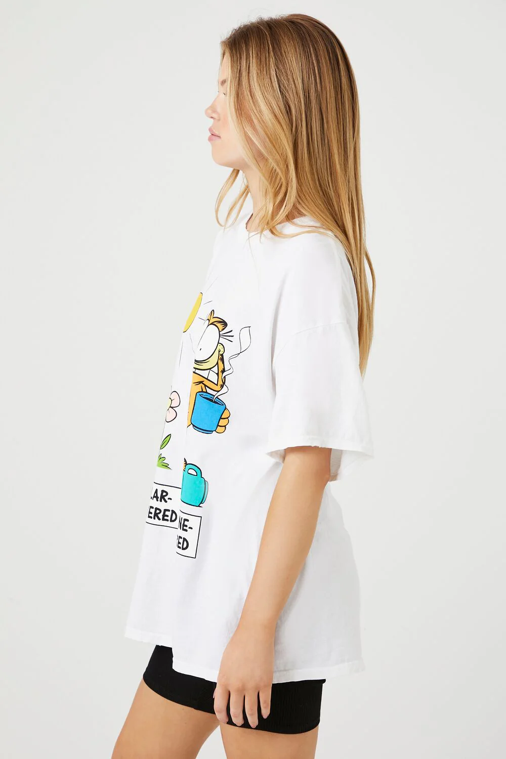 Oversized Garfield Graphic Tee - Image 2