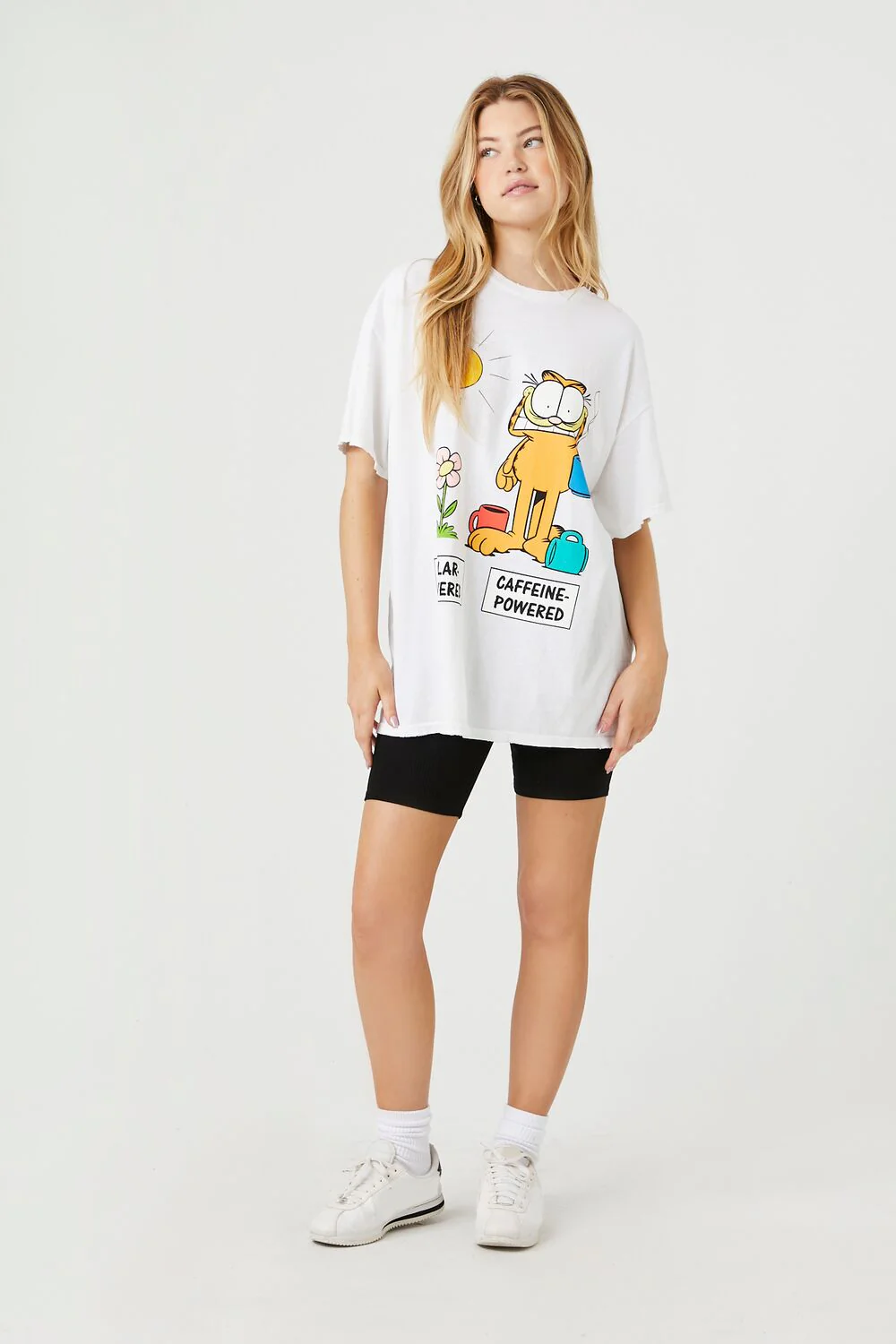 Oversized Garfield Graphic Tee - Image 4