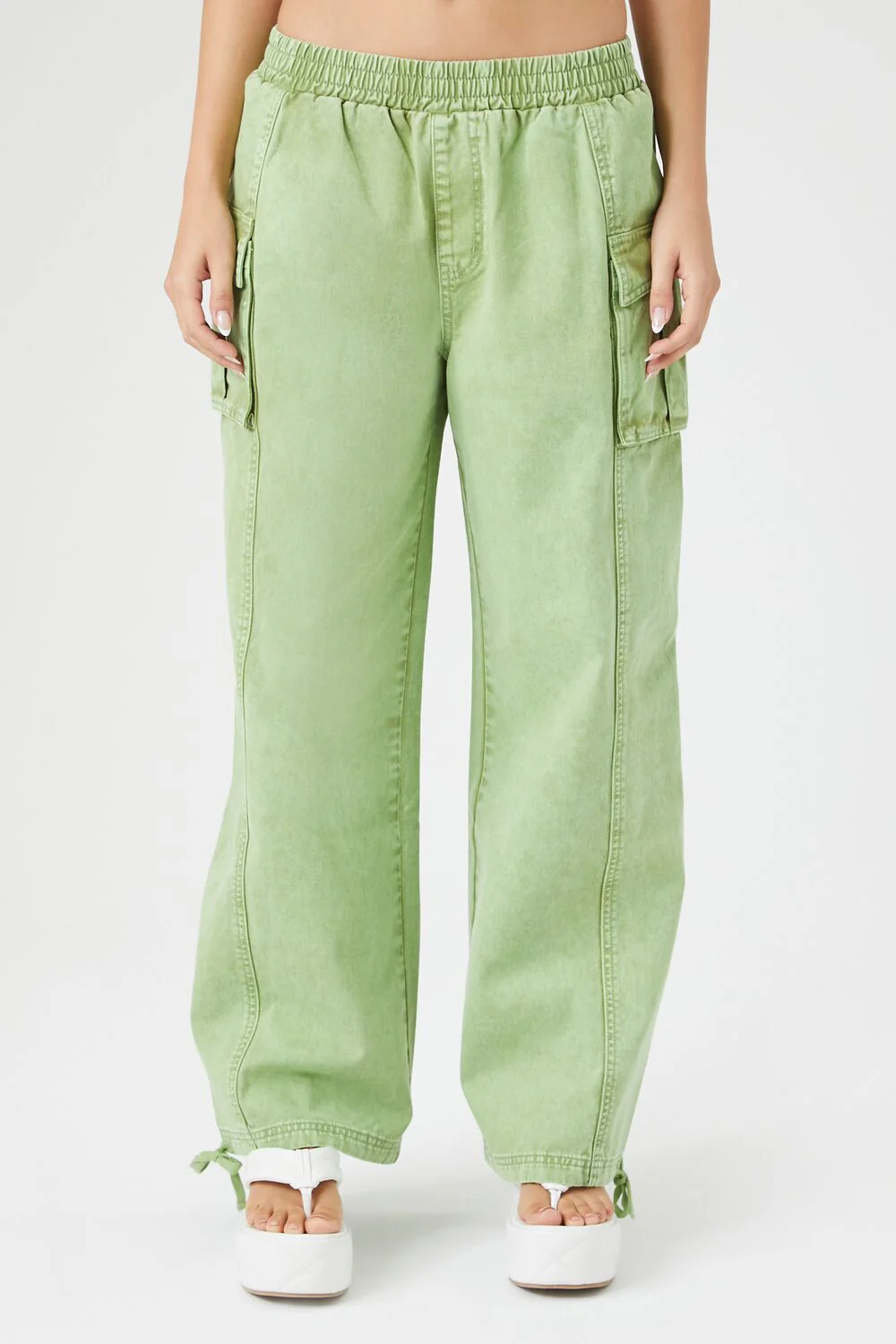 Wide-Leg Cargo Pants - Image 2