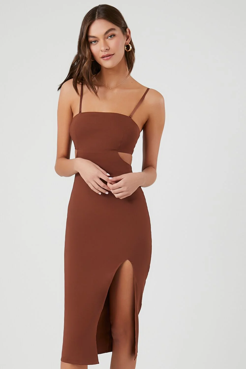 Cutout Midi Cami Dress - Image 4