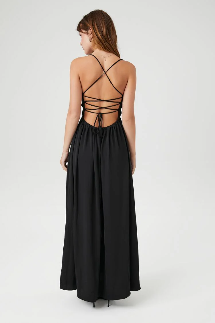 Crisscross Cami Maxi Dress - Image 3