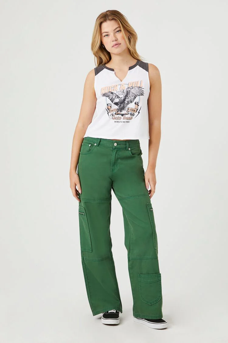 Rock & Roll Graphic Muscle Tee - Image 4