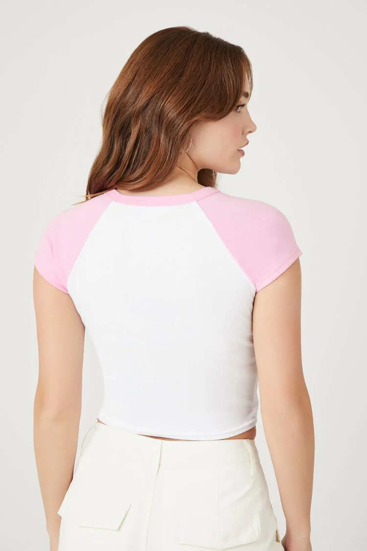 Hello Kitty Raglan Baby Tee - Image 3