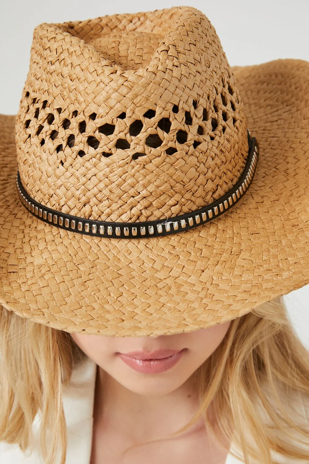 Studded-Trim Cowboy Hat - Image 3