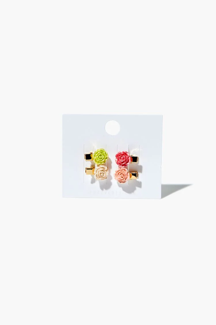 Rose Hair Clip Set - Image 2