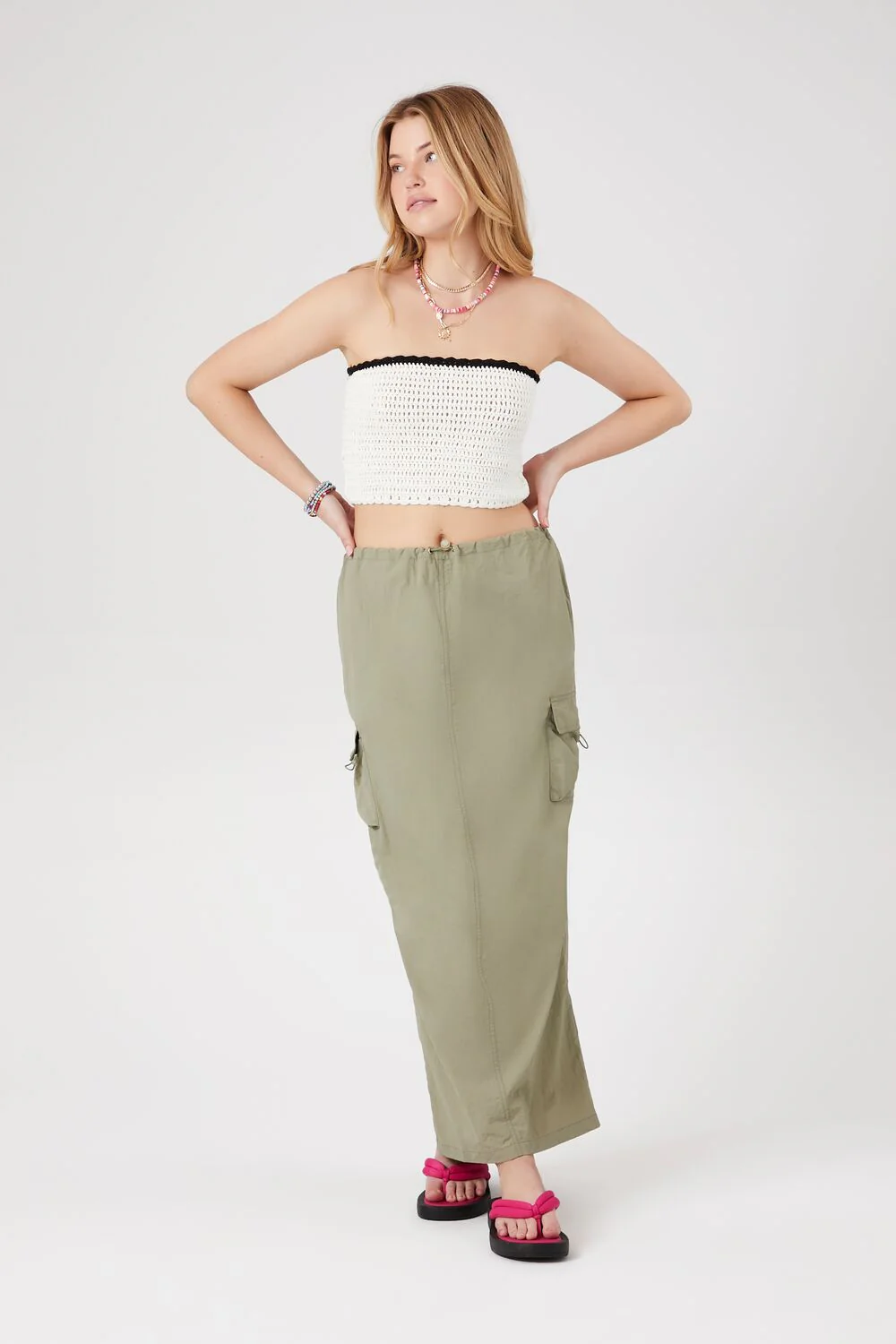 Sweater-Knit Cropped Tube Top - Image 4