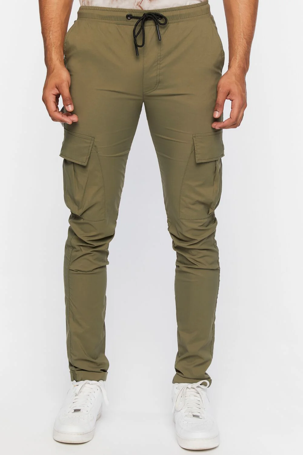 Drawstring Skinny Utility Pants - Image 2
