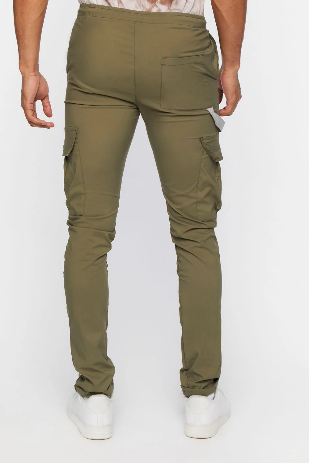 Drawstring Skinny Utility Pants - Image 4