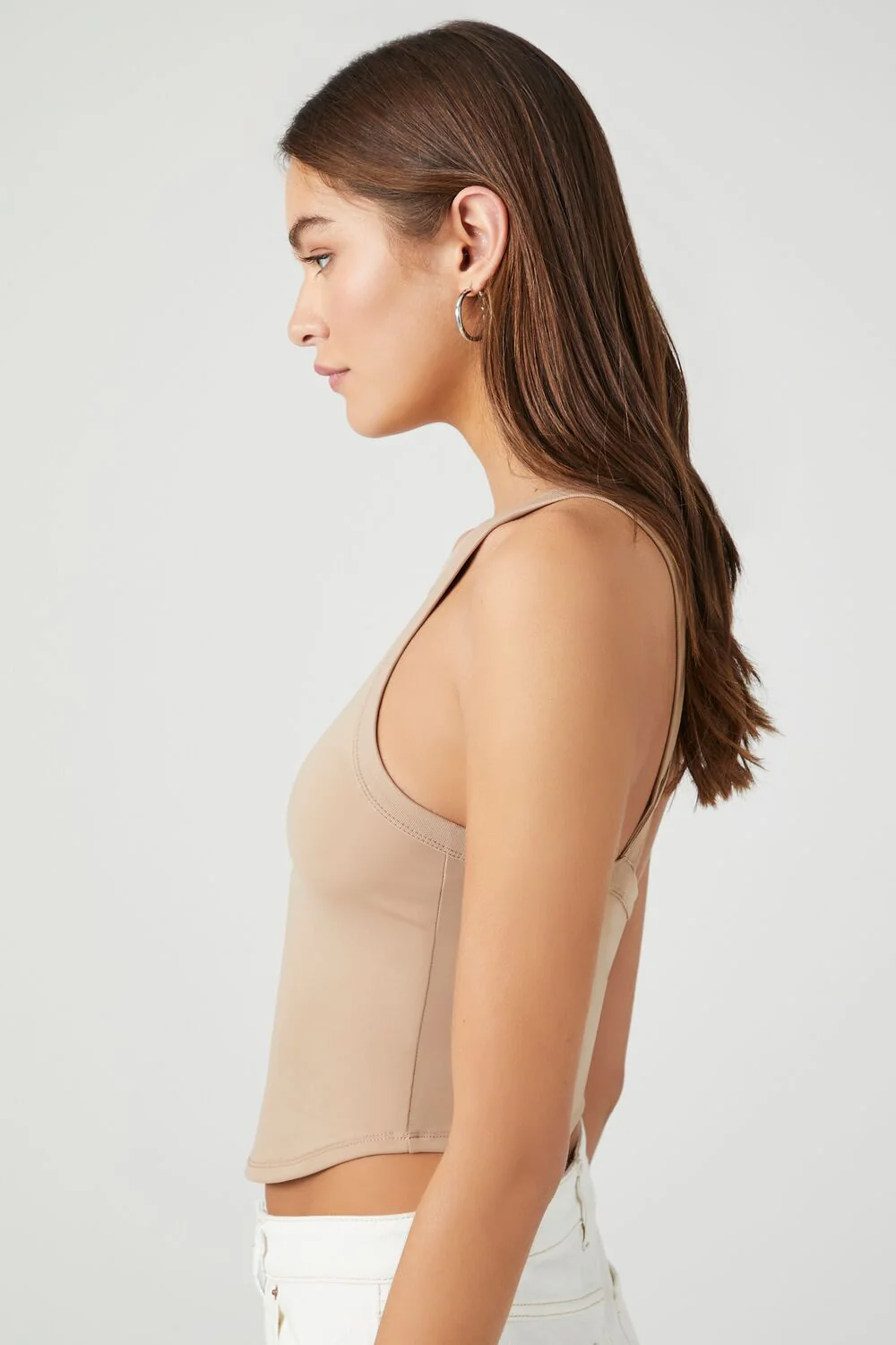 Asymmetrical-Strap Tank Top - Image 2