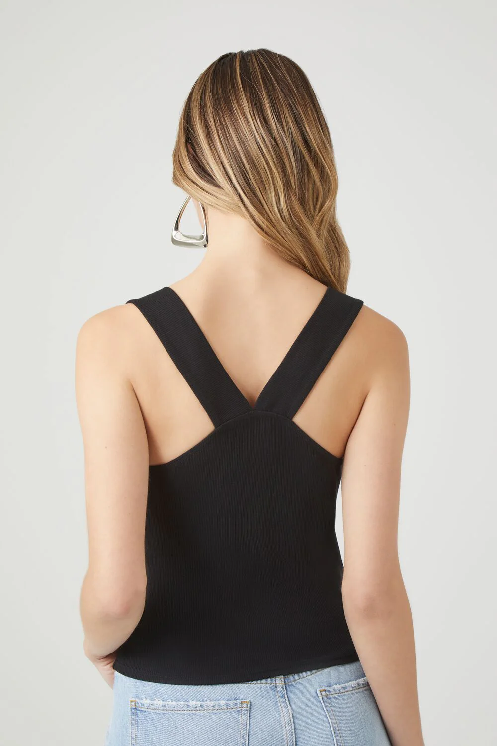 Button-Front Tank Top - Image 3