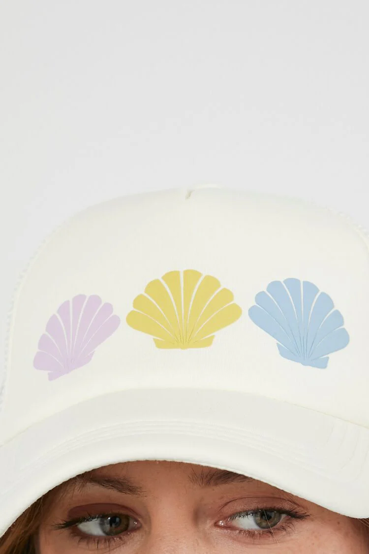Seashell Graphic Trucker Hat - Image 2