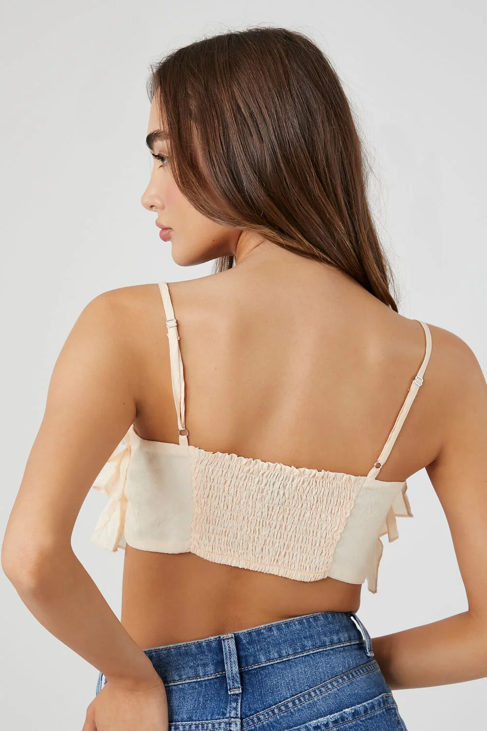 Tiered Flounce Cropped Cami - Image 3