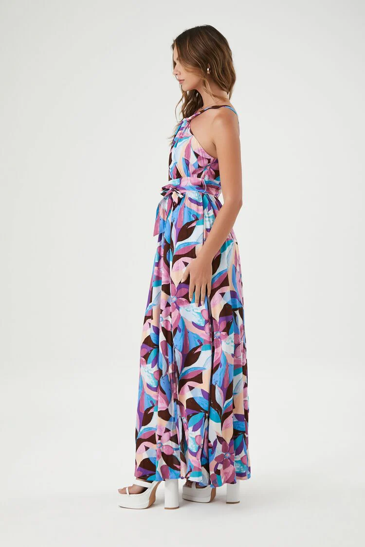 Abstract Print Maxi Dress - Image 2