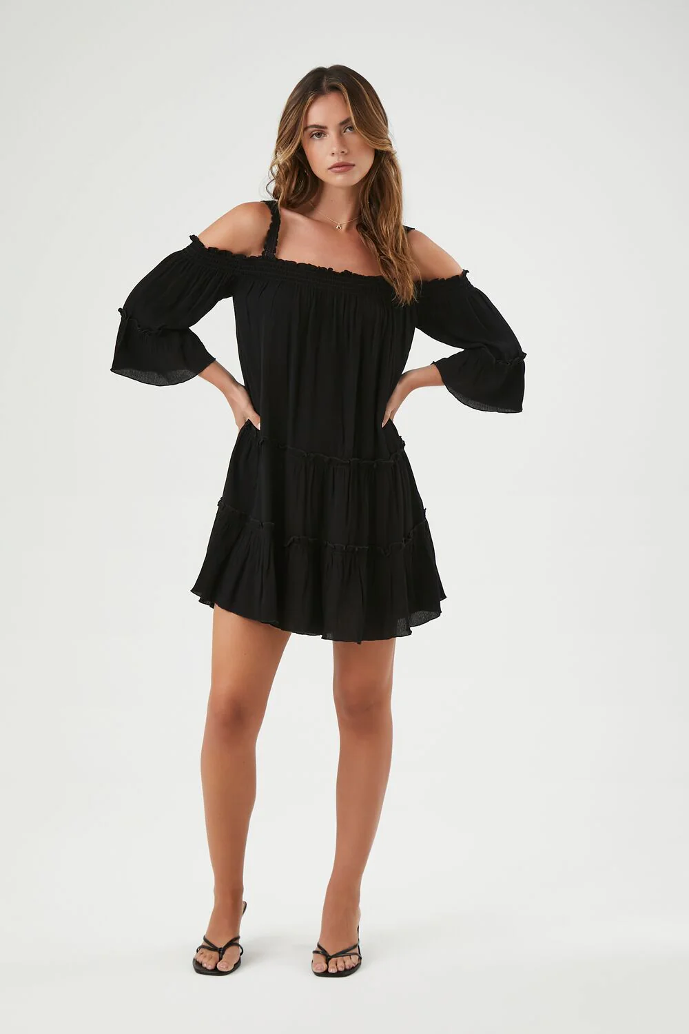Off-the-Shoulder Mini Dress - Image 4