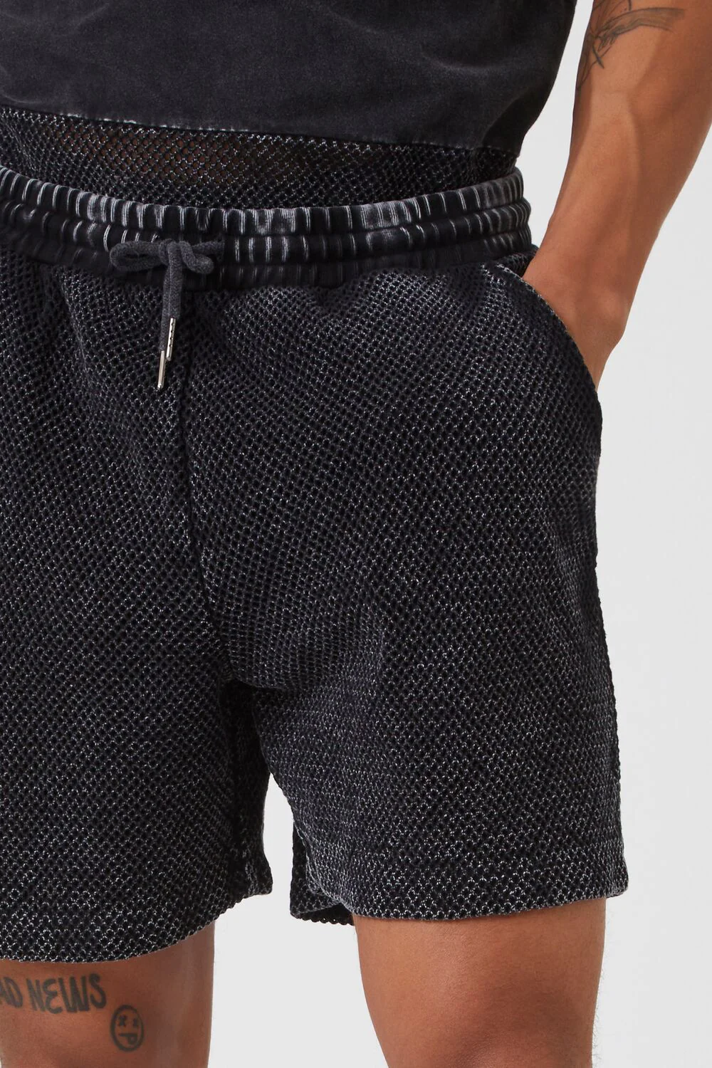 Mesh Drawstring Shorts - Image 6