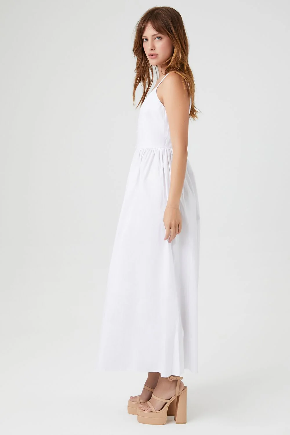 V-Neck Cami Maxi Dress - Image 2