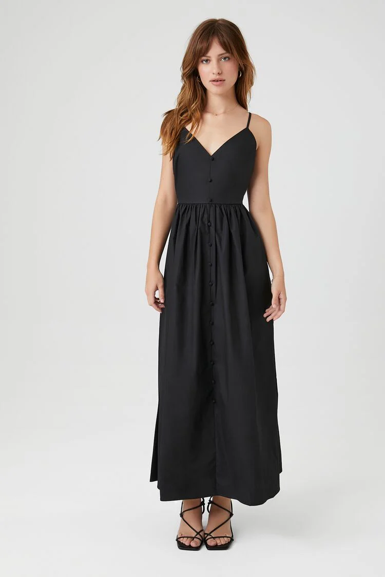 V-Neck Cami Maxi Dress - Image 6