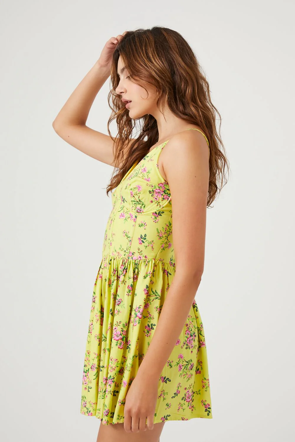 Floral Print Corset Mini Dress - Image 2