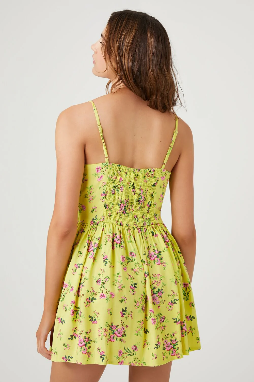 Floral Print Corset Mini Dress - Image 3