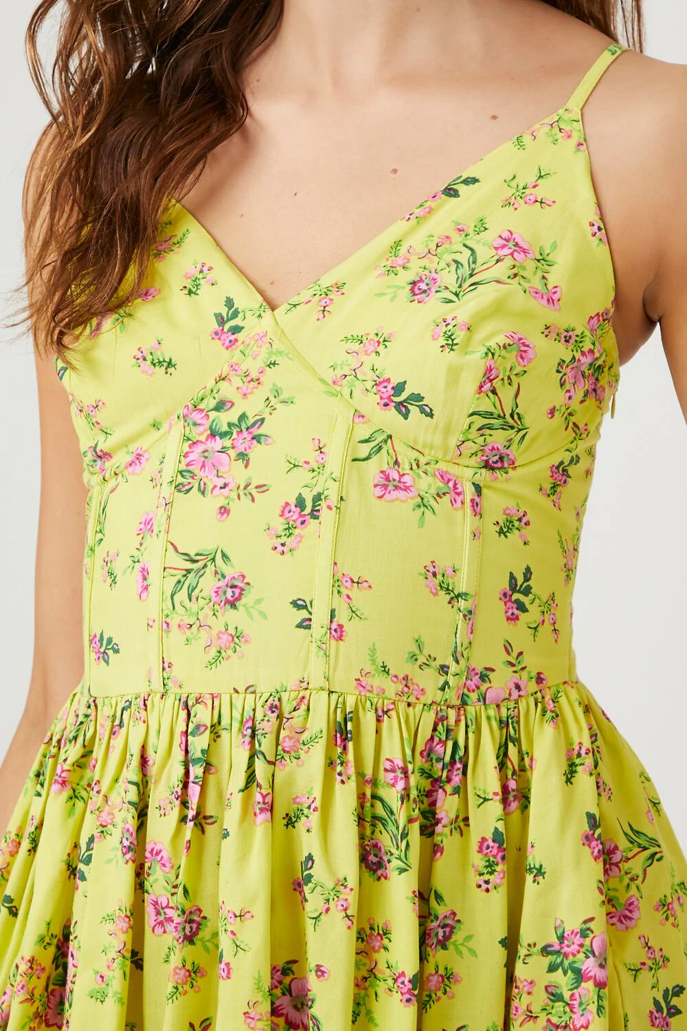 Floral Print Corset Mini Dress - Image 5