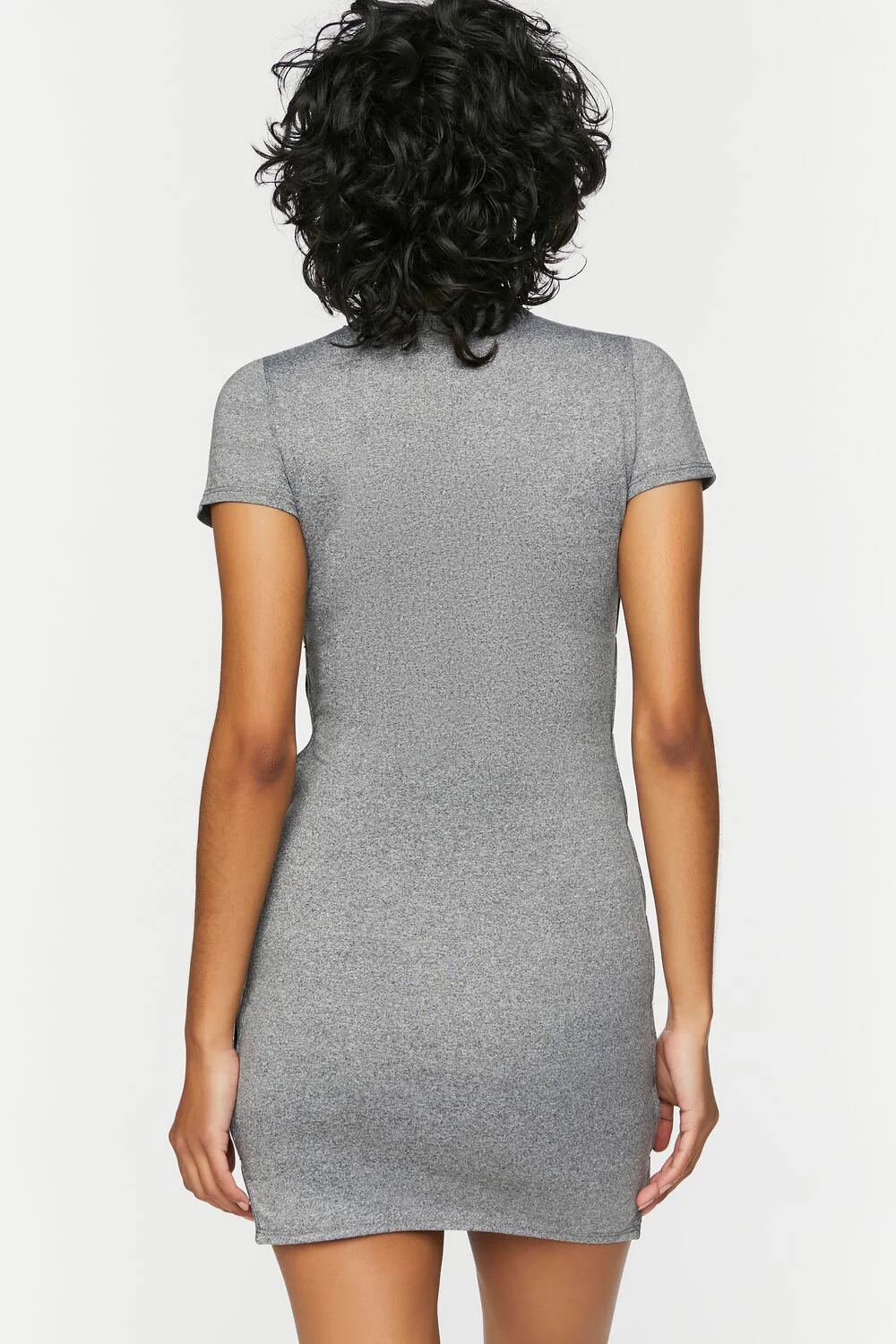 Short-Sleeve Cutout Mini Dress - Image 3