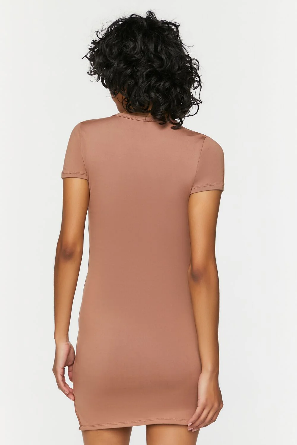 Short-Sleeve Cutout Mini Dress - Image 8