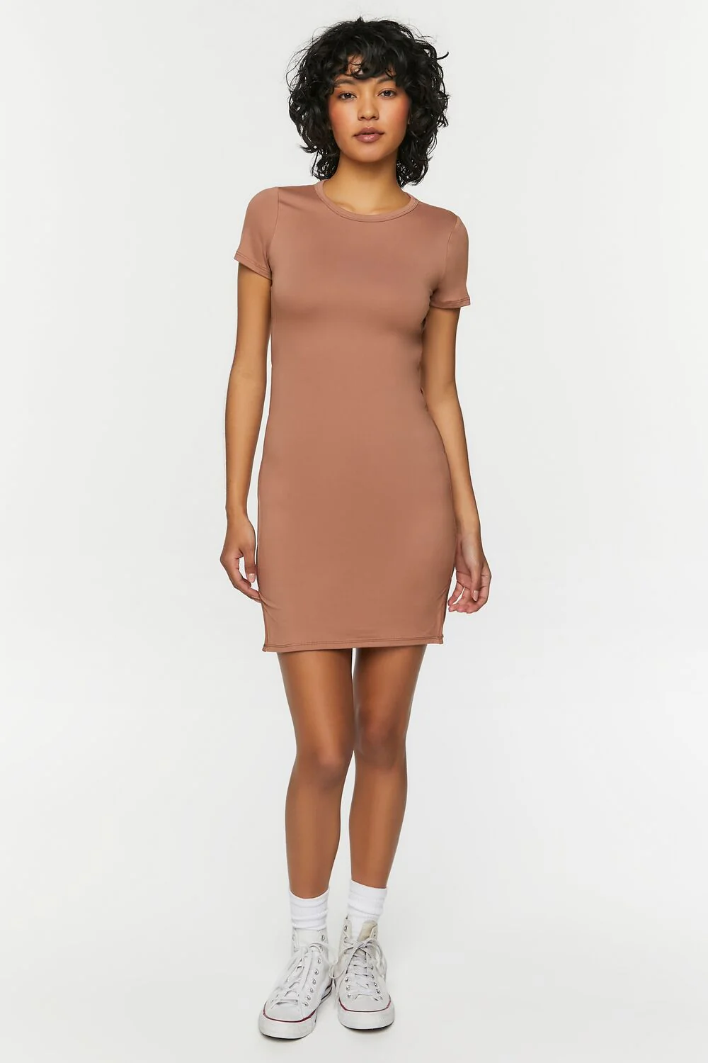 Short-Sleeve Cutout Mini Dress - Image 9