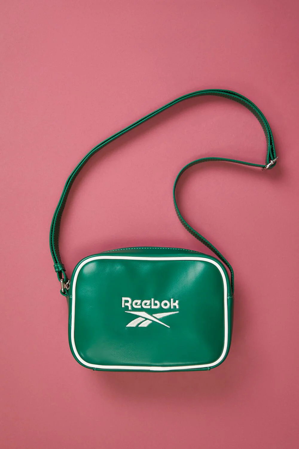 Faux Leather Reebok Crossbody Bag - Image 2