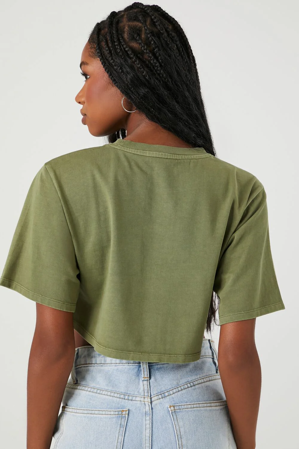 Cargo Pocket Cropped Tee - Image 3