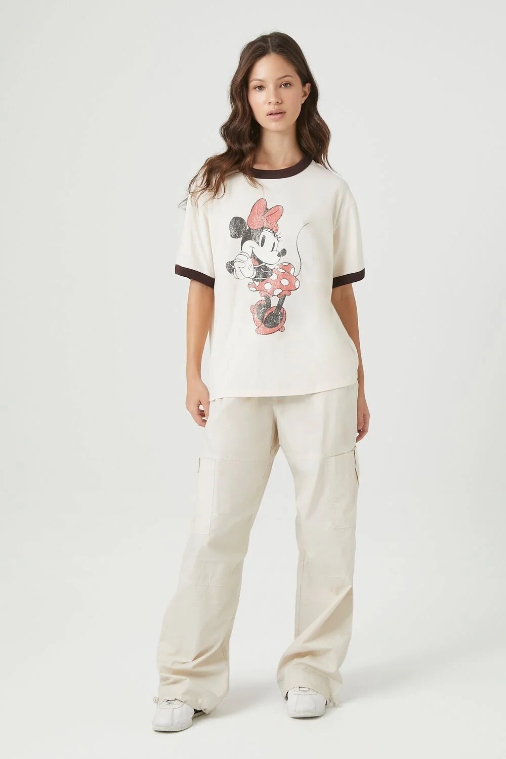 Minnie Mouse Graphic Ringer Tee - Image 4