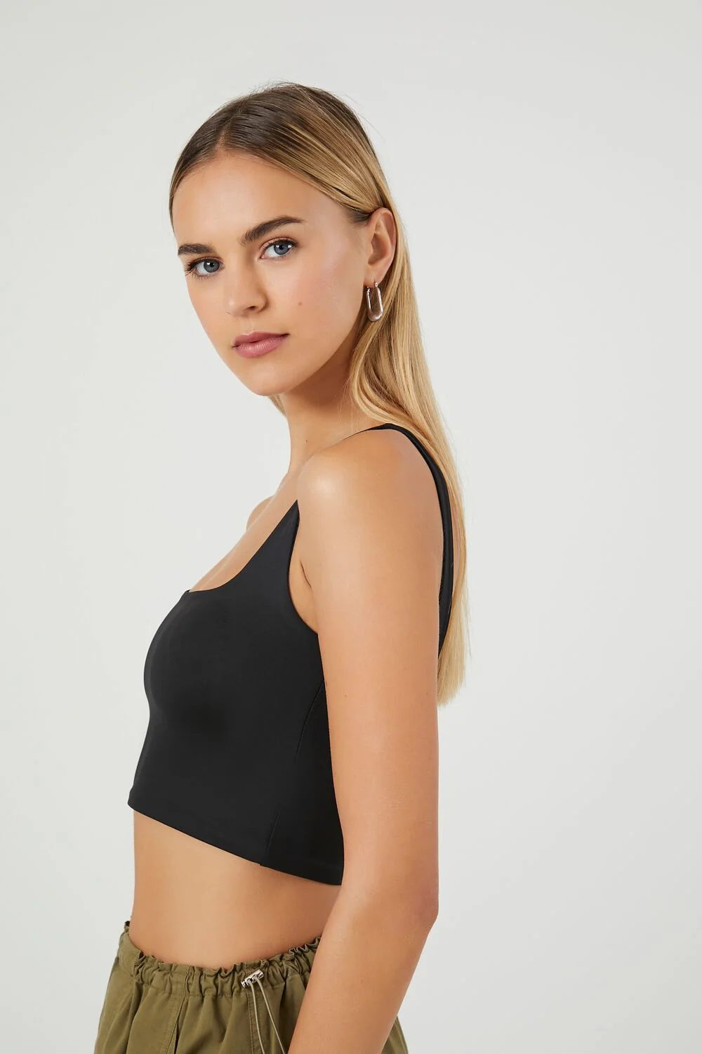 Contour Sculpt Cropped Tank Top - Image 2
