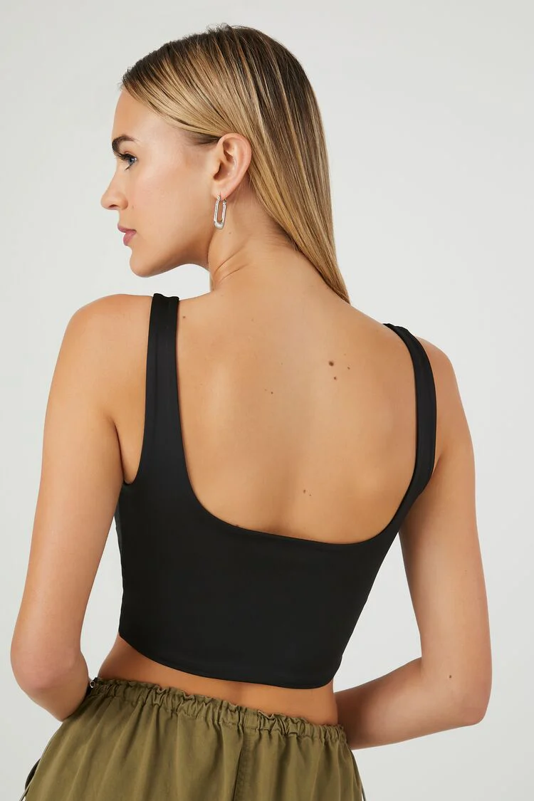 Contour Sculpt Cropped Tank Top - Image 3
