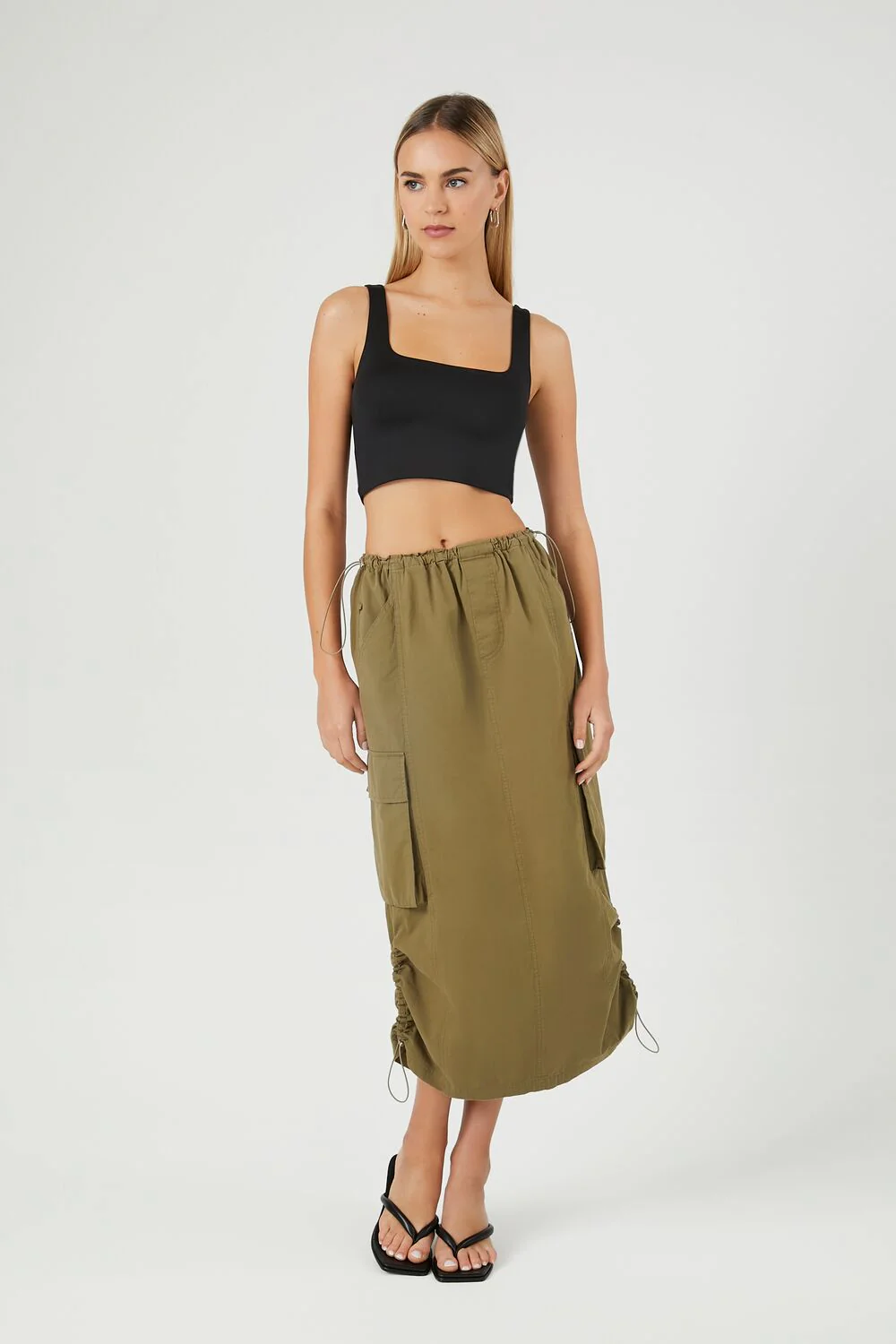 Contour Sculpt Cropped Tank Top - Image 4
