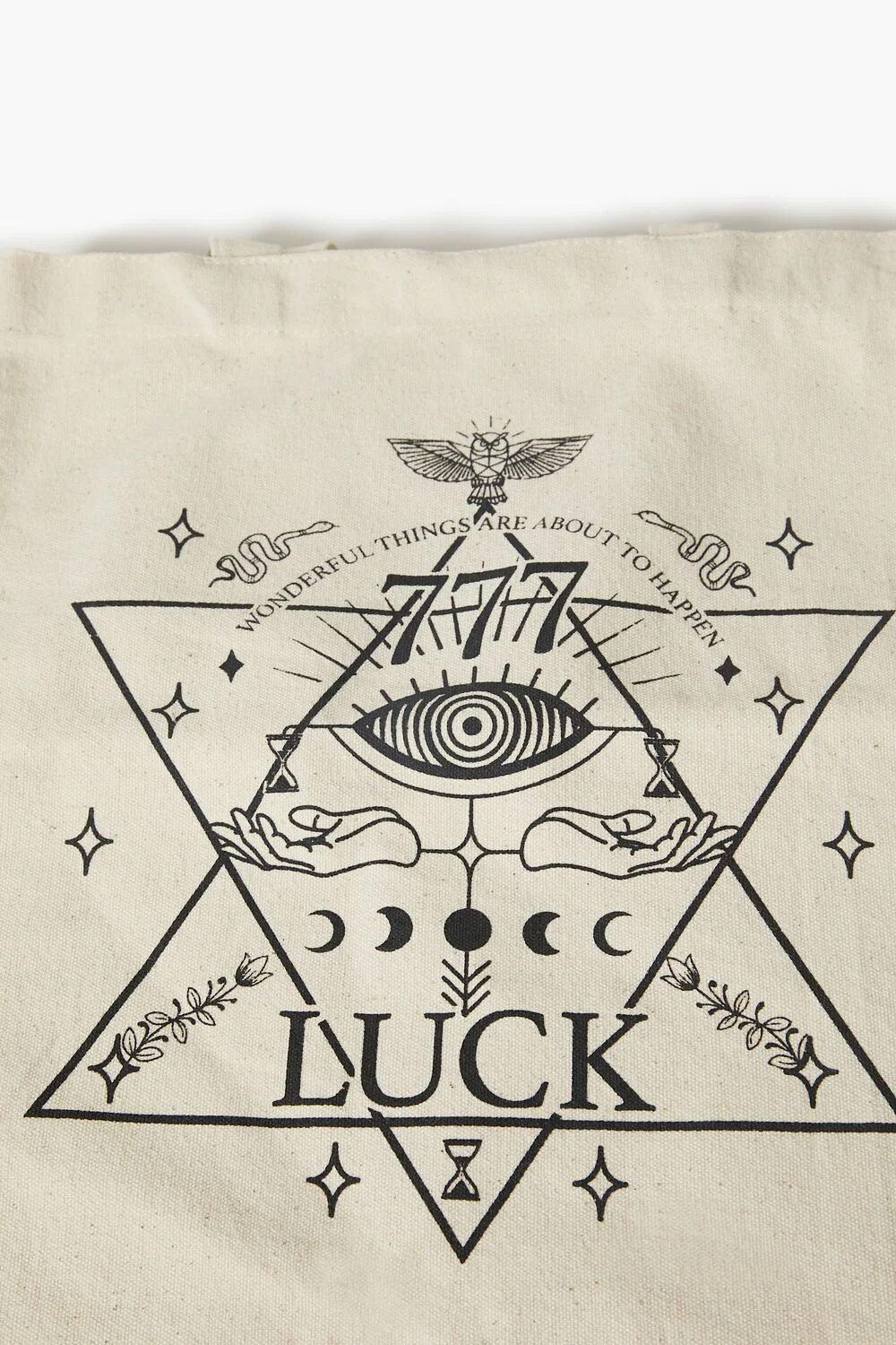 Luck Graphic Tote Bag - Image 3