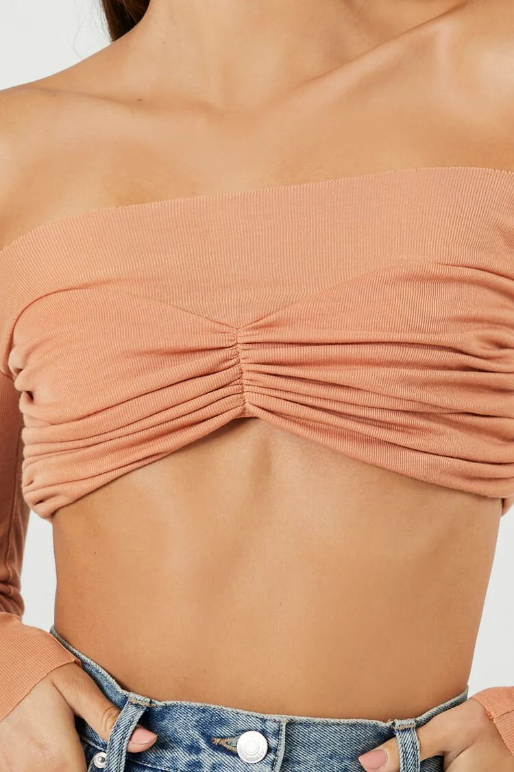 Off-the-Shoulder Crop Top - Image 10