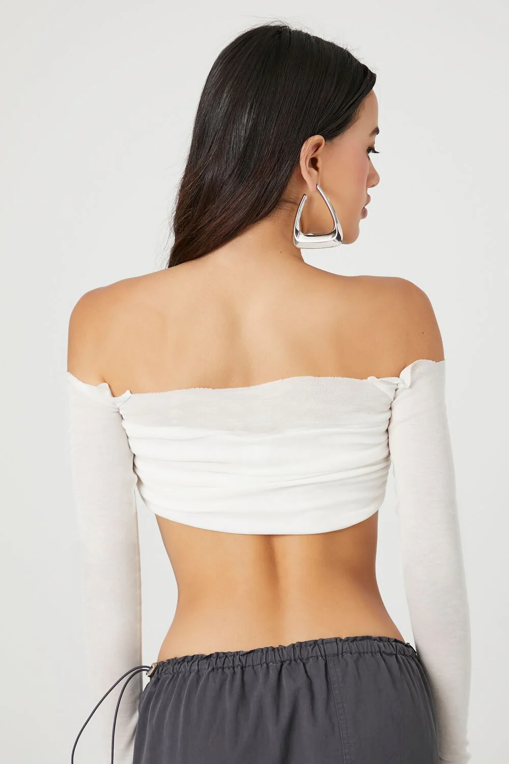 Off-the-Shoulder Crop Top - Image 3