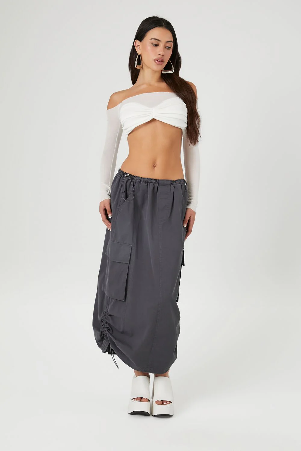 Off-the-Shoulder Crop Top - Image 4