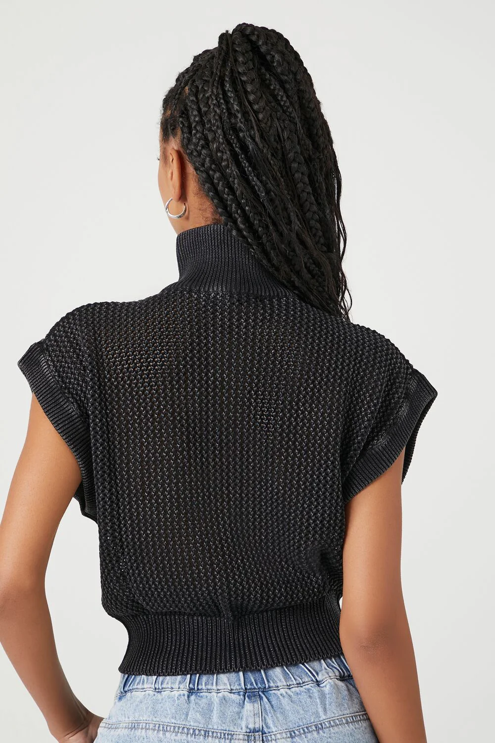 Sweater-Knit Half-Zip Pullover - Image 3