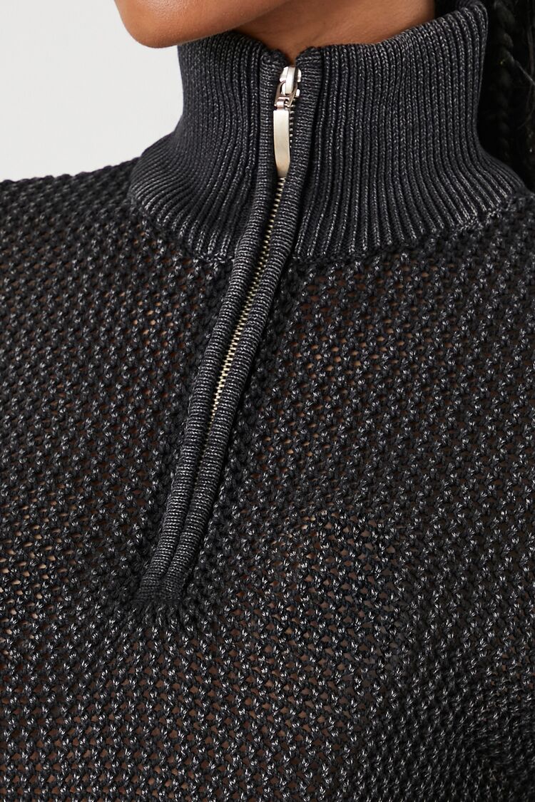 Sweater-Knit Half-Zip Pullover - Image 5